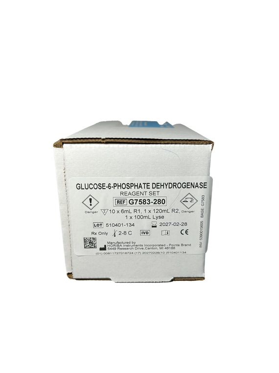 G6PD Reagent Set G7583-280, R1: 10 x 6 mL, R2: 1 x 120 mL, Lyse: 1 x 100 mL (5390015605) | HORIBA® (Pointe Scientific)
