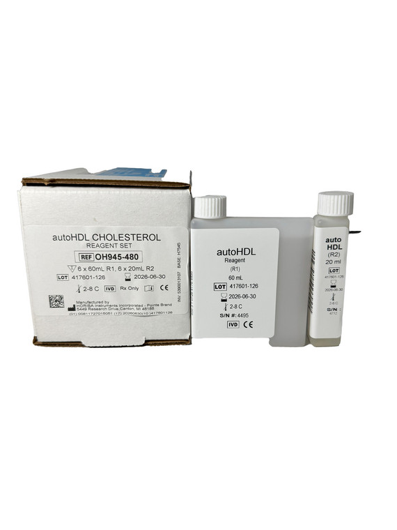 Auto HDL Cholesterol - AU OH945-480, R1: 6 x 60 mL, R2: 6 x 20 mL (5390013107) | HORIBA® (Pointe Scientific)
