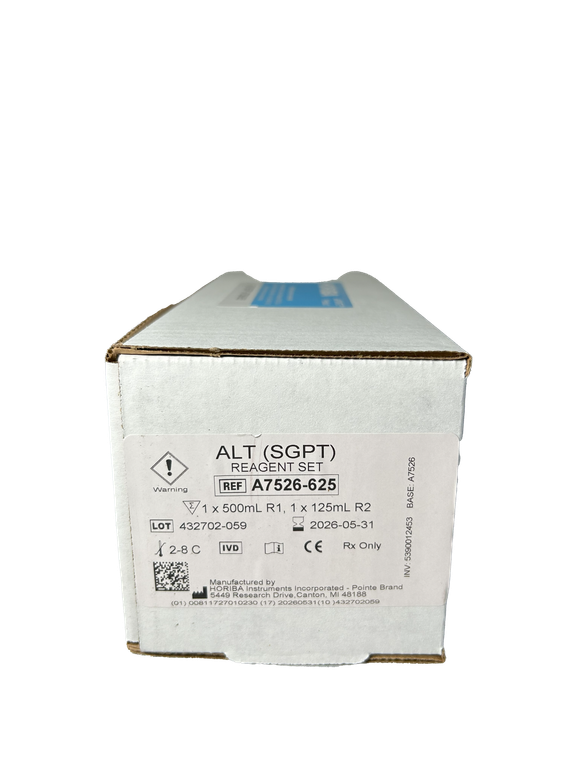 ALT (SGPT) Liquid A7526-625, R1: 1 x 500mL, R2: 1 x  125 mL  (5390012453) | HORIBA® (Pointe Scientific)