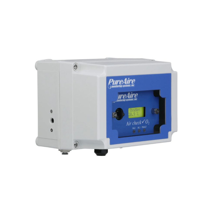 PureAire® Sample Draw Oxygen Detector, 0-25%, with 10+ Year Sensor