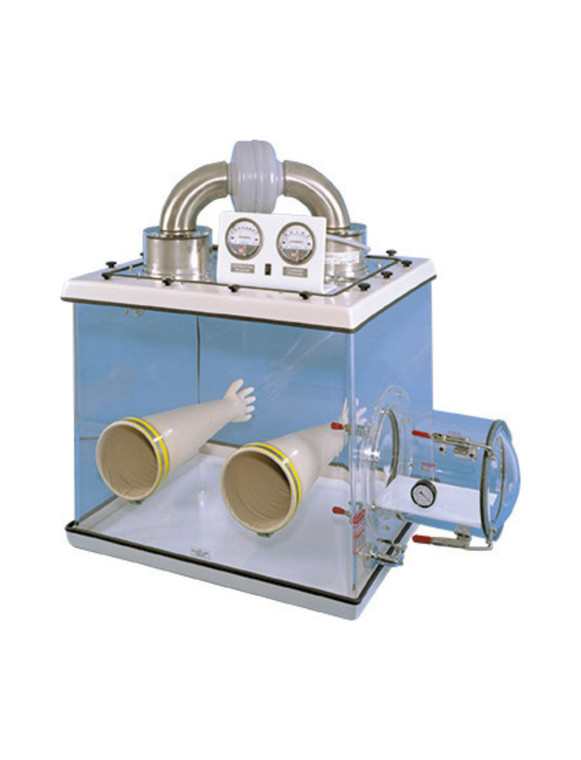Plas-Labs® 830-Series Closed-Loop Compact Laboratory Glove Box