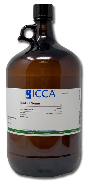 Mixed Acid, 2% (v/v) Nitric Acid / 2% (v/v) Hydrochloric Acid Trace Metals Grade | RICCA Chemical Company® (R1547200-4C), 4 L Glass Amber