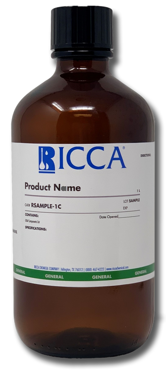 Copper Sulfate, 1.053 Specific Gravity at 25°C (77°F) for Hemoglobin Estimation in Blood Donor Screening of Men and Women | RICCA Chemical Company®