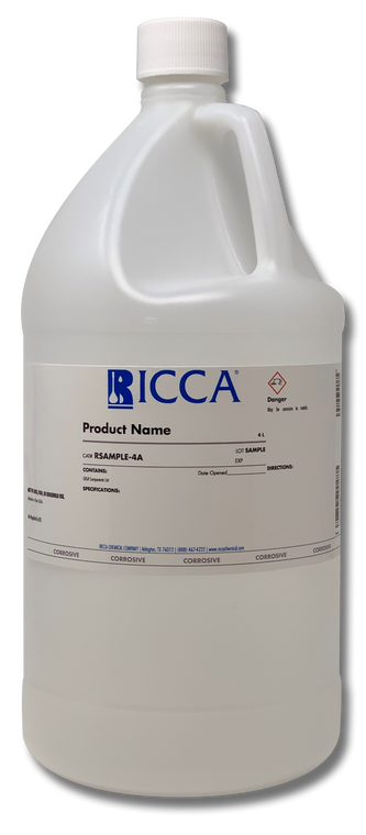 Ferric Chloride, 6% (w/w)  | RICCA Chemical Company® (3118-1), 4 L Poly Natural