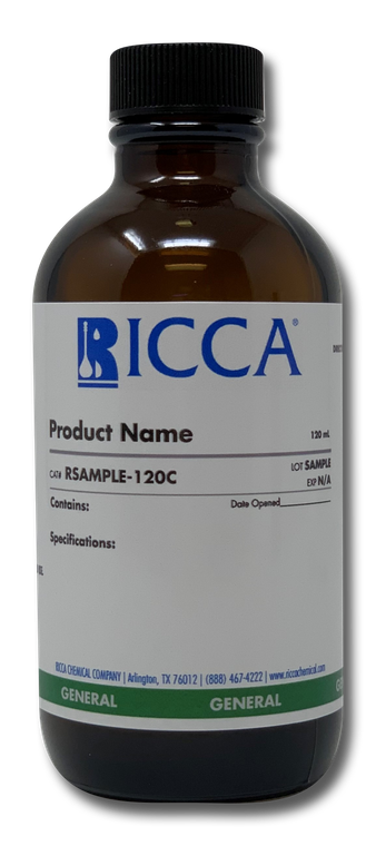 Iodine-Bromine Solution, Hanus, for Iodine Absorption Number of Fats and Oils  | RICCA Chemical Company®