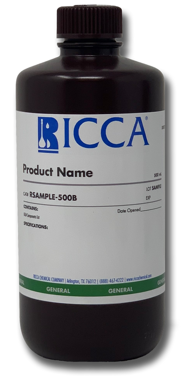 Nessler's Reagent TS, Current USP Formulation  | RICCA Chemical Company® (5256-16), 500 mL Amber poly