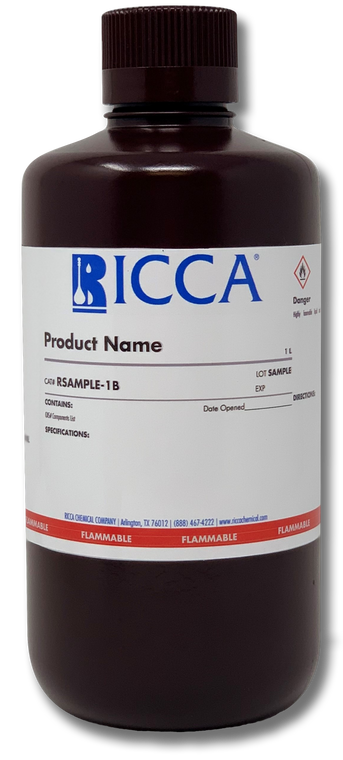 Silver Nitrate, 0.001 Normal (N/1000) in Isopropyl Alcohol  | RICCA Chemical Company® (R7025600-1B), 1 L Amber poly