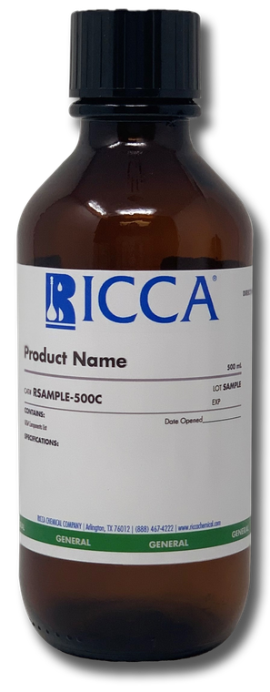 Specific Gravity Standard, Sp. Gr. = 1.80 @ 20°C