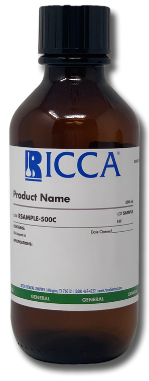 Sulfide Standard, 1000 ppm (w/w)  | RICCA Chemical Company® (R8112700-500C), 500 mL Glass Amber
