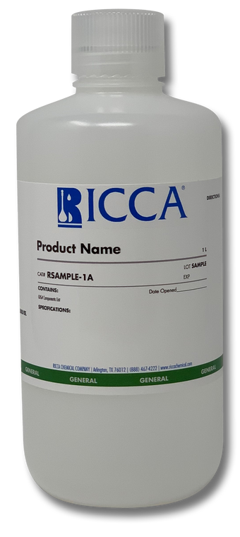 Zinc Sulfate, 1.180 Specific Gravity, for Concentration of Intestinal Parasites, Eggs, and Cysts  | RICCA Chemical Company®