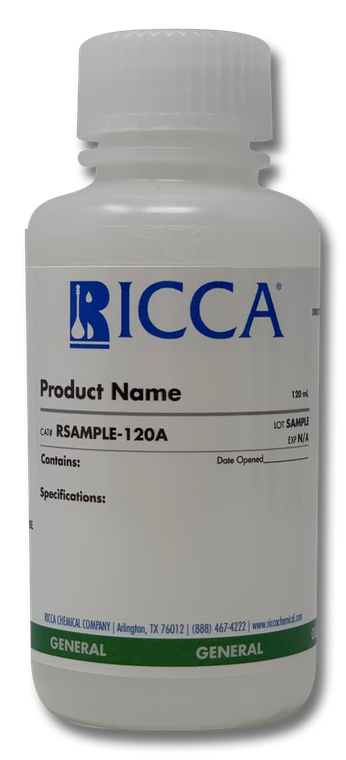 VeriSpec® GFAA Multi-Element Standard 16 100 ppm: Al, As, Pb, Sb, Se, Tl; 50 ppm: Ba, Co, Cu, Ni; 20 ppm Cr, Fe, mn; 10 ppm Al; 5 ppm Be, Cd | RICCA Chemical Company® (RV010726-100N), 100 mL Poly Natural