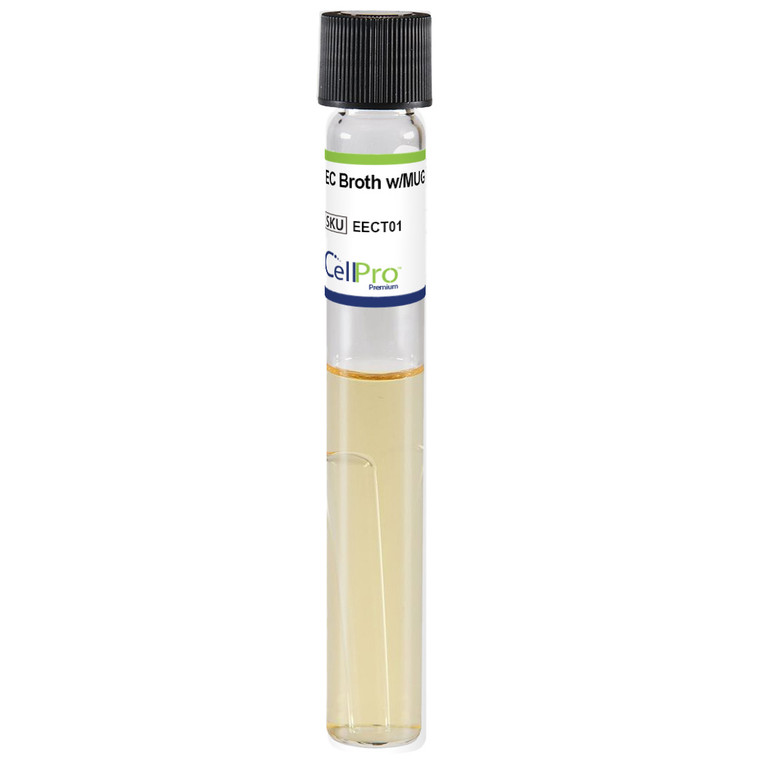 EC Broth w/MUG and Durham Tube 10mL, 10/Pk