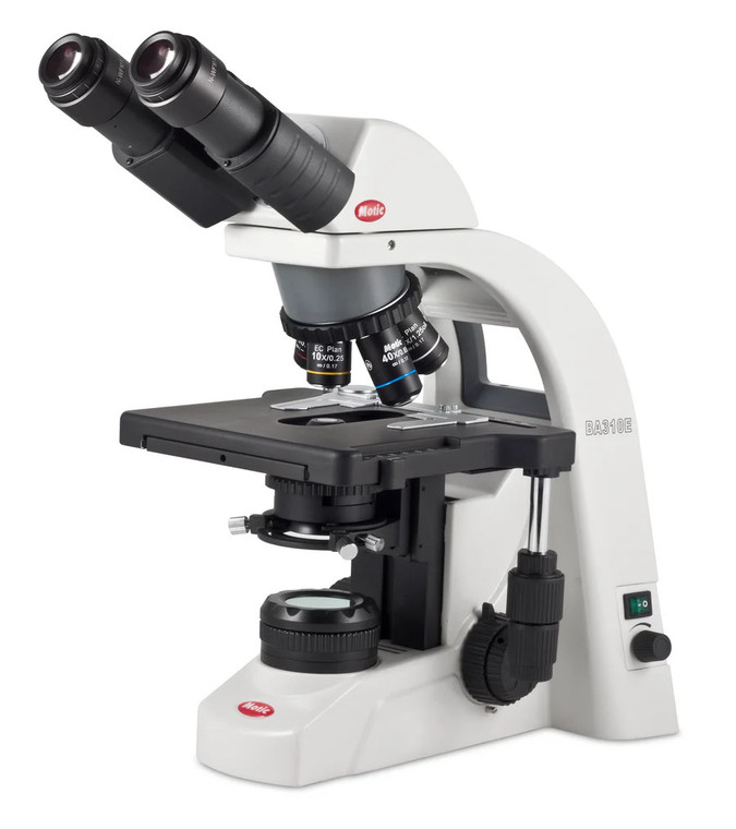 Motic® BA310E, Elite LED Trinocular Compound Microscope