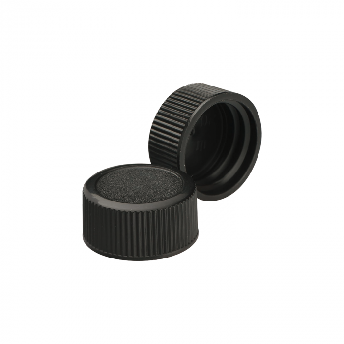 WHEATON® Black Phenolic Screw Cap, Linerless, 22-350, 500/Case