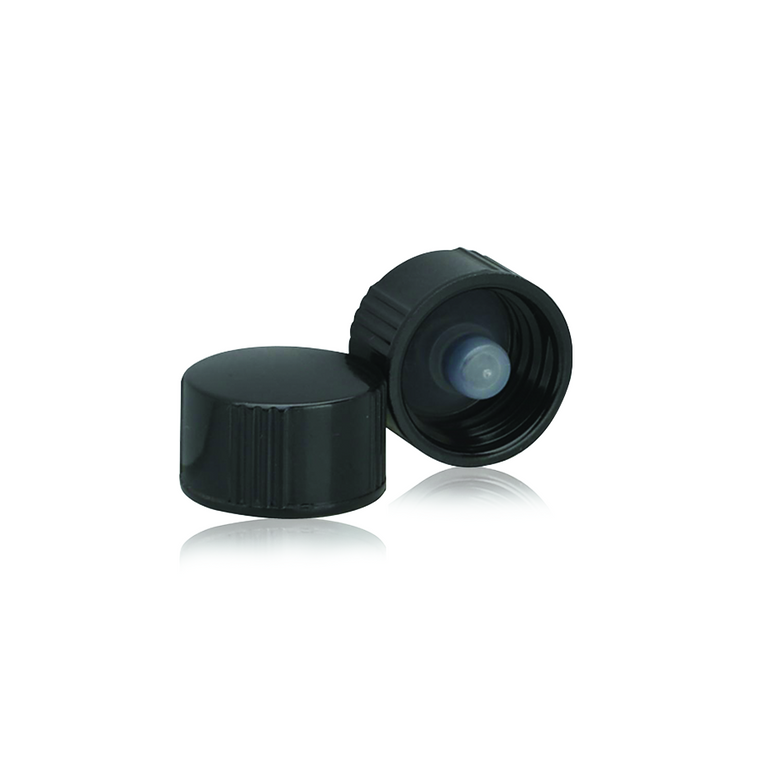 WHEATON® 22-400 Black Phenolic Screw Caps