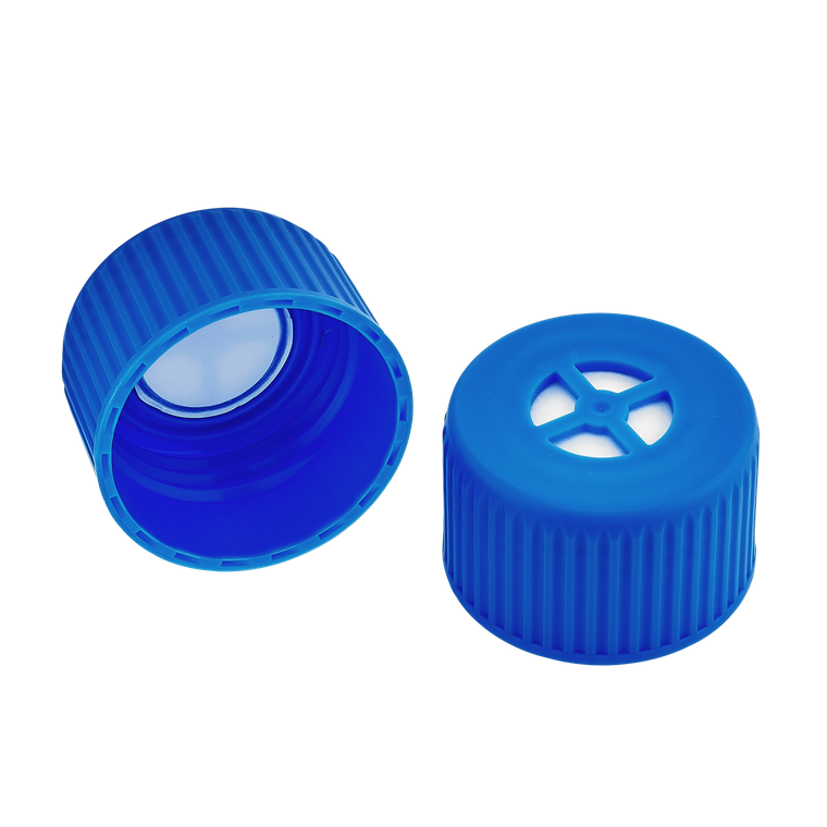 Vent Caps with 0.2µm filter, for 500 (EFB305) and 1000mL (EFB306) flasks, 10/Pack