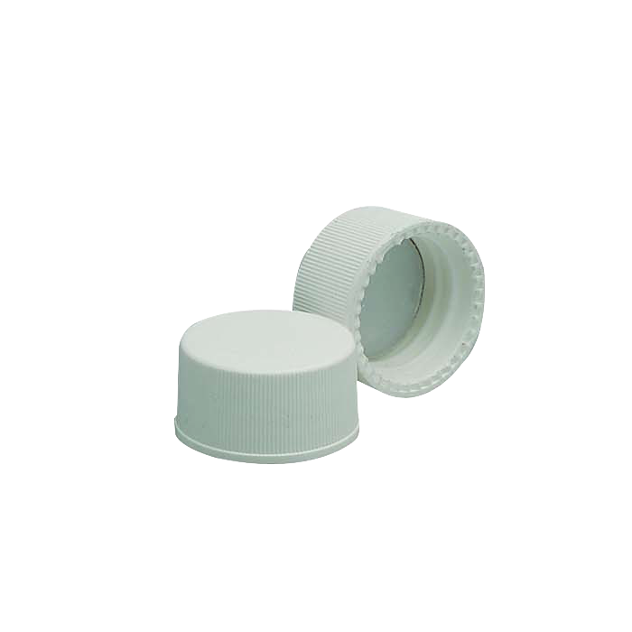 WHEATON® 15-415 White Polypropylene Screw Cap Foamed PE Liner