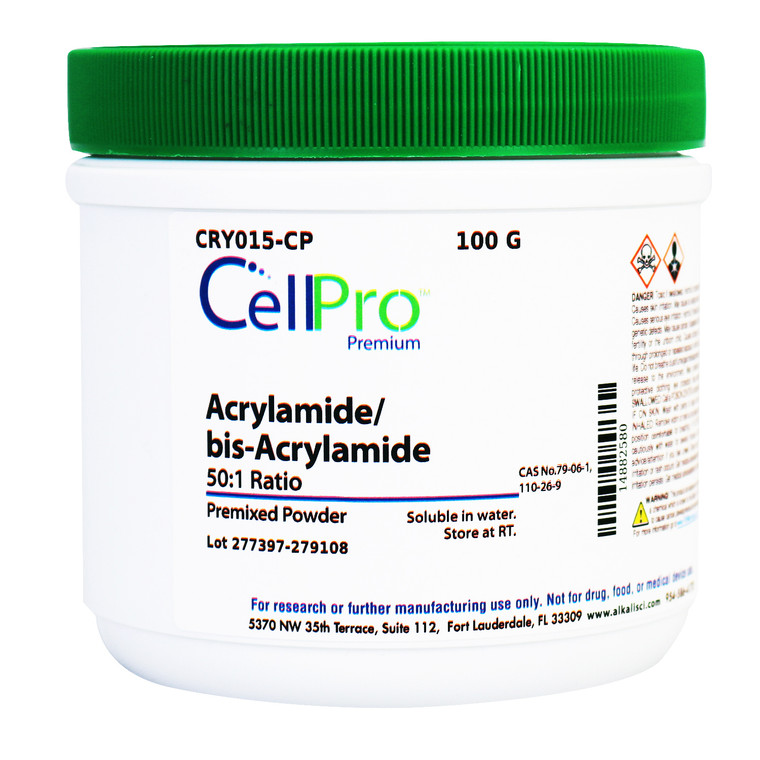Acrylamide/bis-Acrylamide, Premixed Powder, 50:1 Ratio