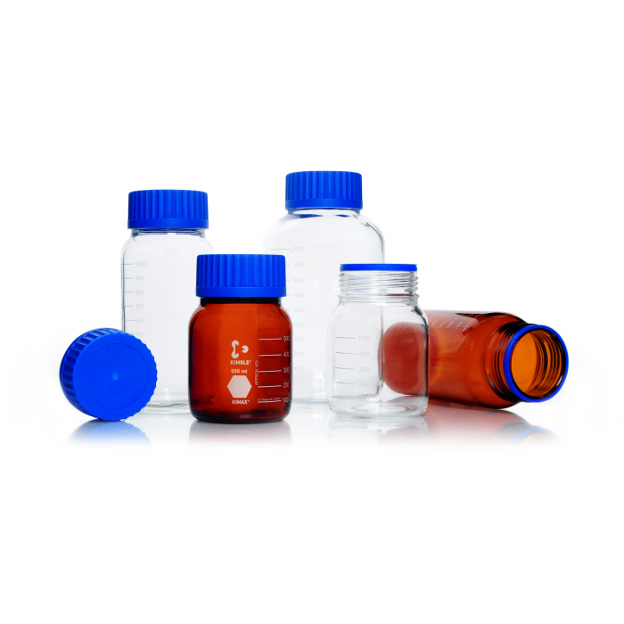 KIMBLE® GLS 80® Amber Laboratory Bottles