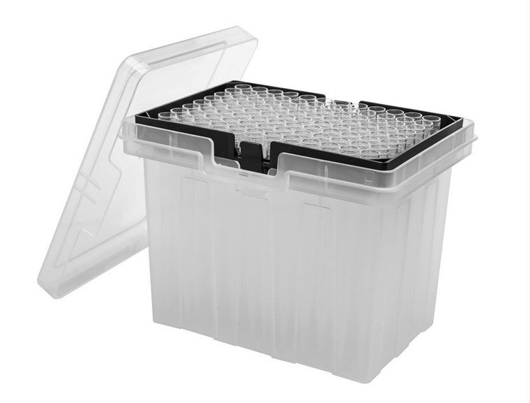 1000uL Hamilton™ STAR/STARlet, Nimbus, and Microlab STARplus Compatible Robotic Automation Clear CO-RE®  Style  Tips (P50), 96-Well Head/Tip Format, Low Retention, Sterile - 16 Racks of 96, 1536/Case