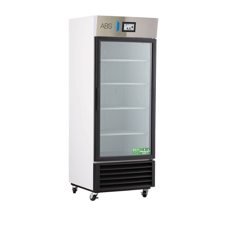 American BioTech Supply™ (ABT-HC-26--TS) 26 cu. ft. Single Swing, TempLog Premier Glass Door Laboratory Refrigerator - TAA Compliant