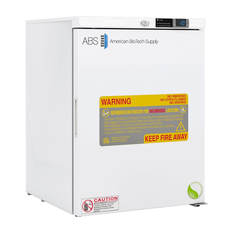 American BioTech Supply™ (ABT-HC-EFP-04) 4cu. ft Hazardous Location Freezer| -15° C to -25° C