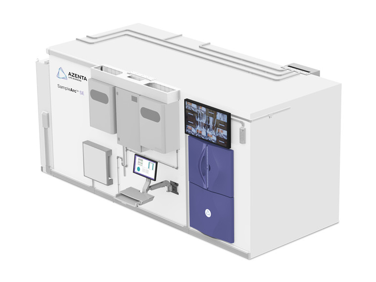 Azenta Rack Photo Azenta® SampleArc™ SE Ambient to -20°C Automated Sample Storage System