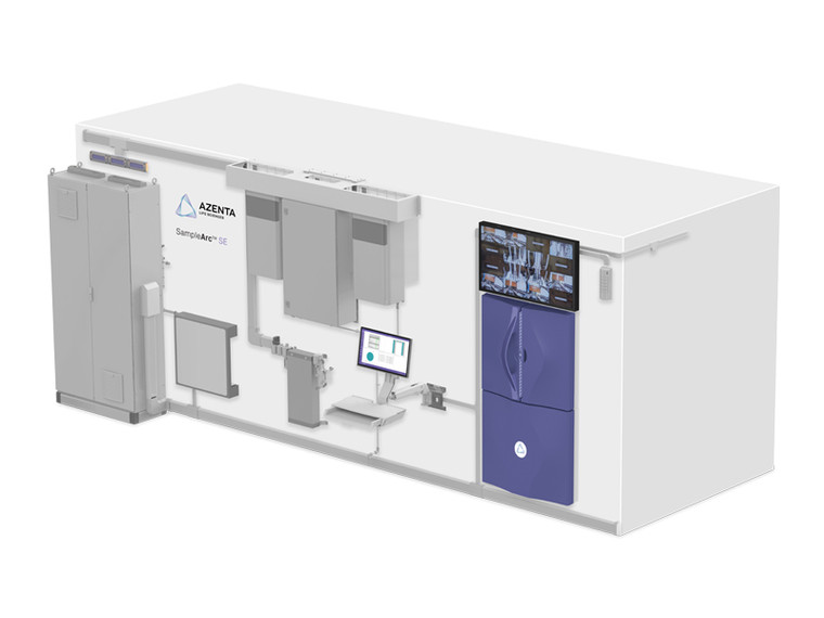 Azenta Rack Photo Azenta® SampleArc™ SE Ambient to -20°C Automated Sample Storage System