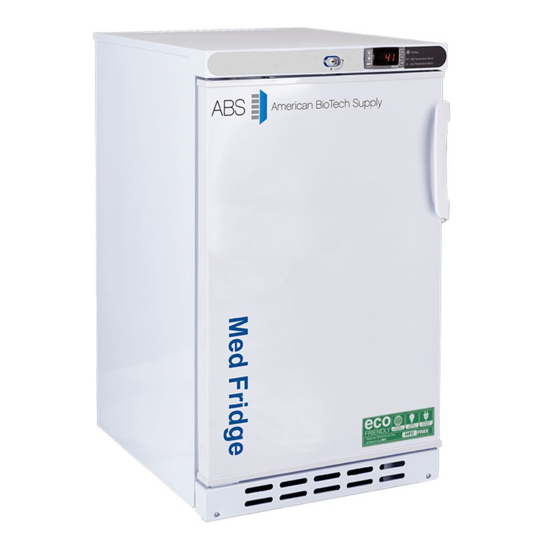 American BioTech Supply™ (PH-ABT-HC-UCBI-0204-LH) 2.5 cu. ft. Solid Door Undercounter Built-in Pharmacy Refrigerator | 2° C to 8°C