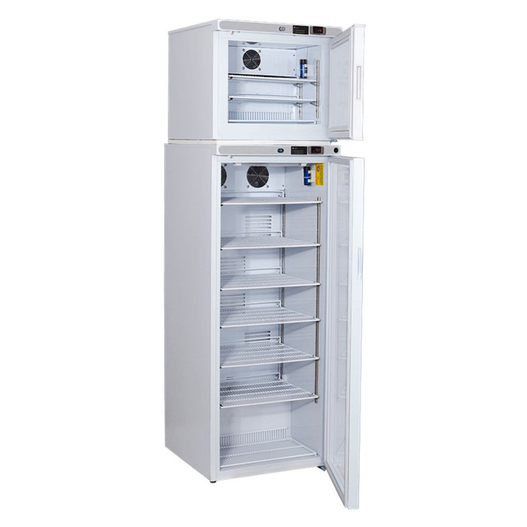 American BioTech Supply™ (PH-ABT-HC-RFC12G) 12 cu. ft. Glass Door Combo Pharmacy Refrigerator/Freezer | 2° C to -25°C