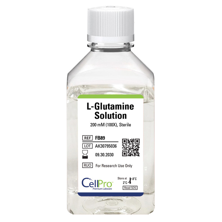 CellPro™ L-Glutamine Solution, 200 mM (100X), Sterile