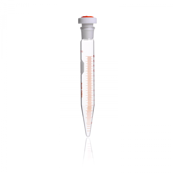 KIMBLE® Graduated Reusable Centrifuge Tube, with Flat Head Stoppers, 12/Case