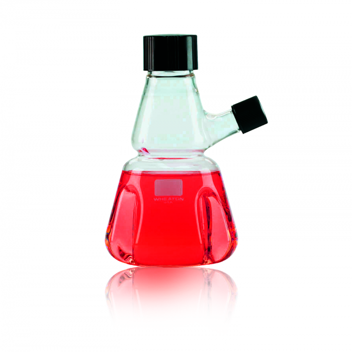WHEATON® Trypsinizing Flasks With Pourout, 1/Case