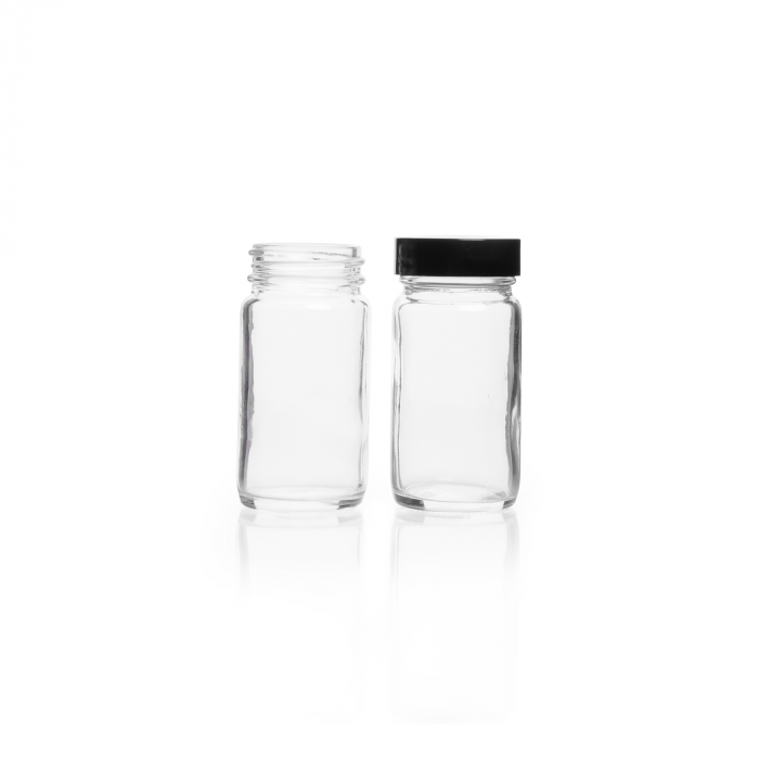 KIMBLE® AC Medium Round Bottles, Convenience Packs (Caps Attached)