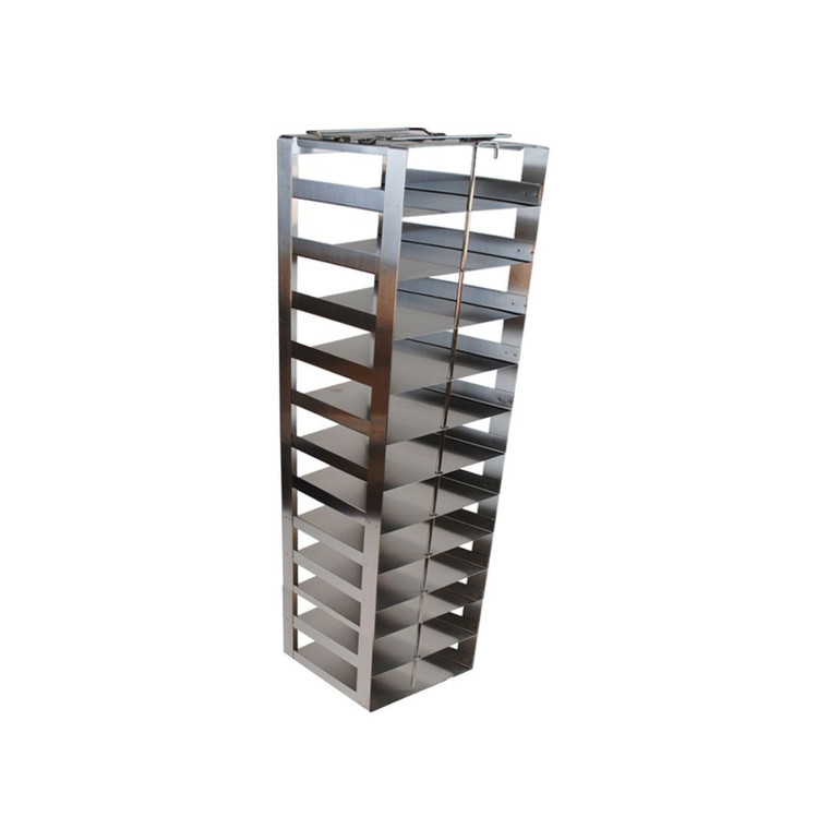 Stainless Steel Vertical Rack for SBS formatted boxes, Holds 11 boxes