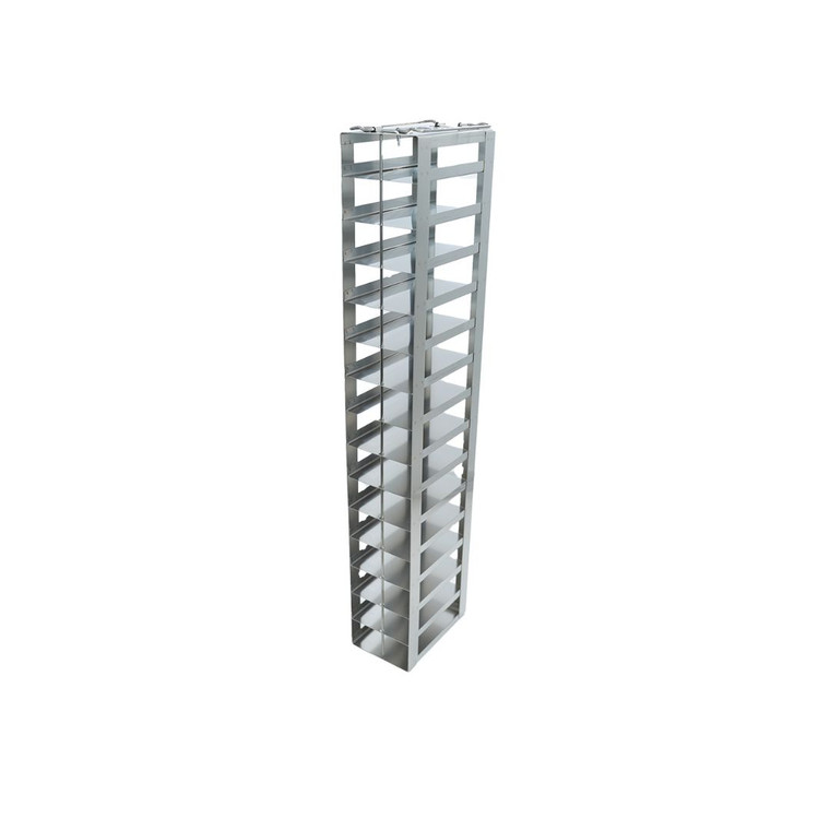 Stainless Steel Vertical Rack for SBS formatted boxes, Holds 15 boxes