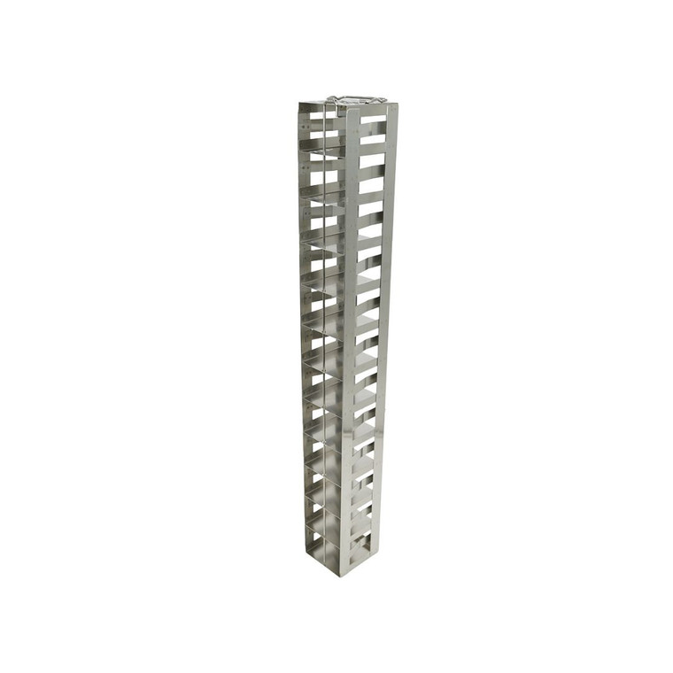 Vertical Freezer Rack for Mini 2" boxes, Made with Spring Clips, Holds 12 boxes
