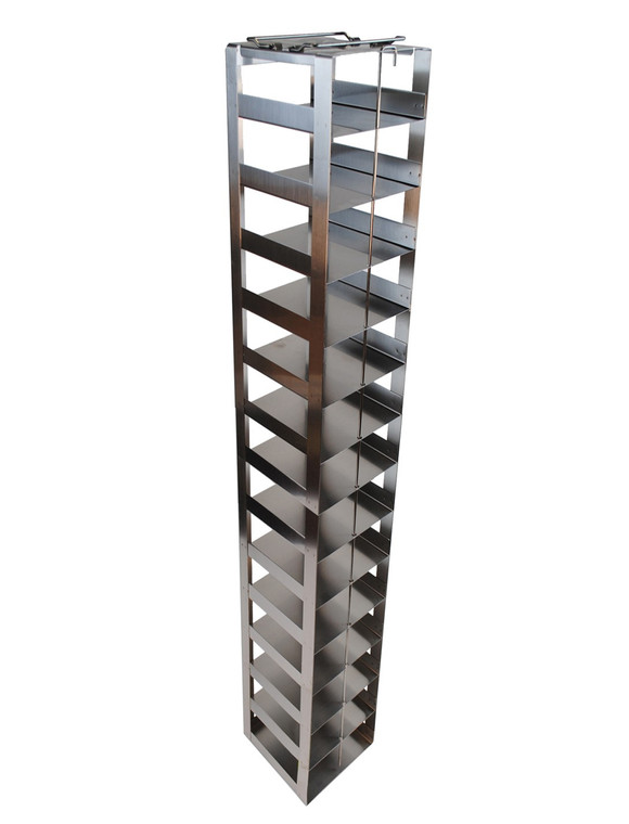 Vertical Freezer Rack for Mini 2" boxes, Holds 14 boxes