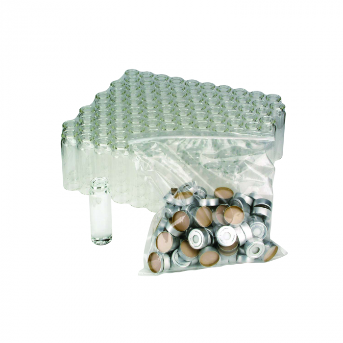 WHEATON®Convenience Pack 20mL, PTFE / Silicone Septa, 100/Case