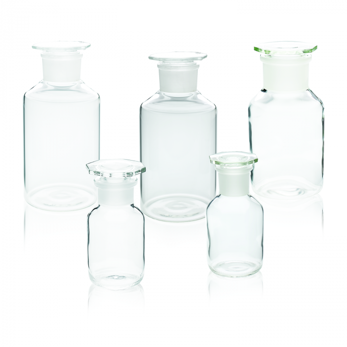 WHEATON® Wide Mouth, Ground Stopper, Reagent Bottle