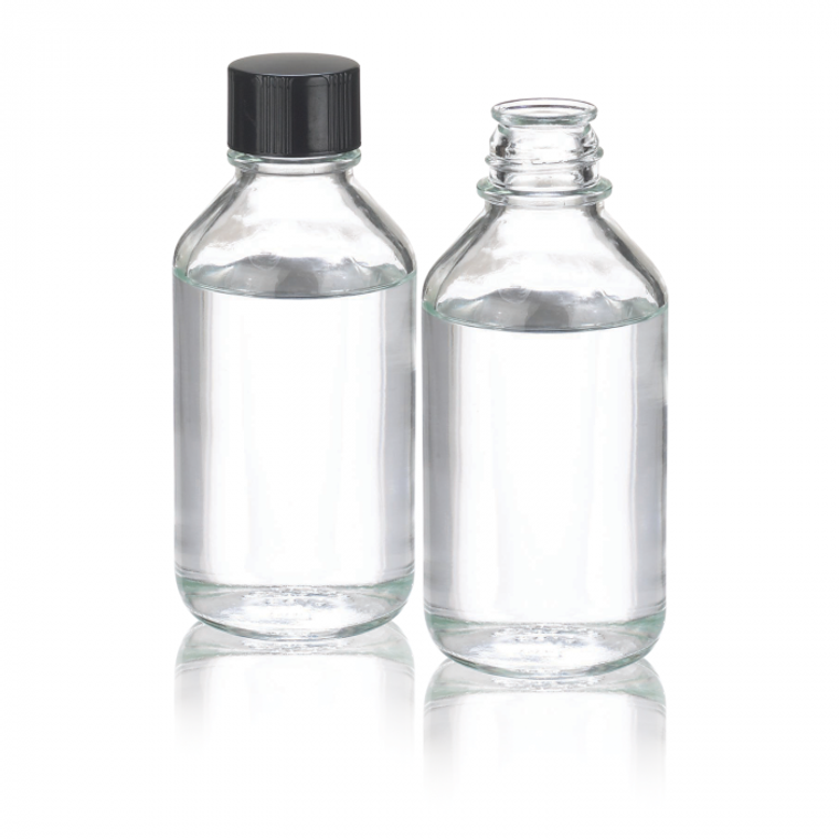 WHEATON® Media / Lab Bottle, clear, non graduated, 1000mL, 12/Case