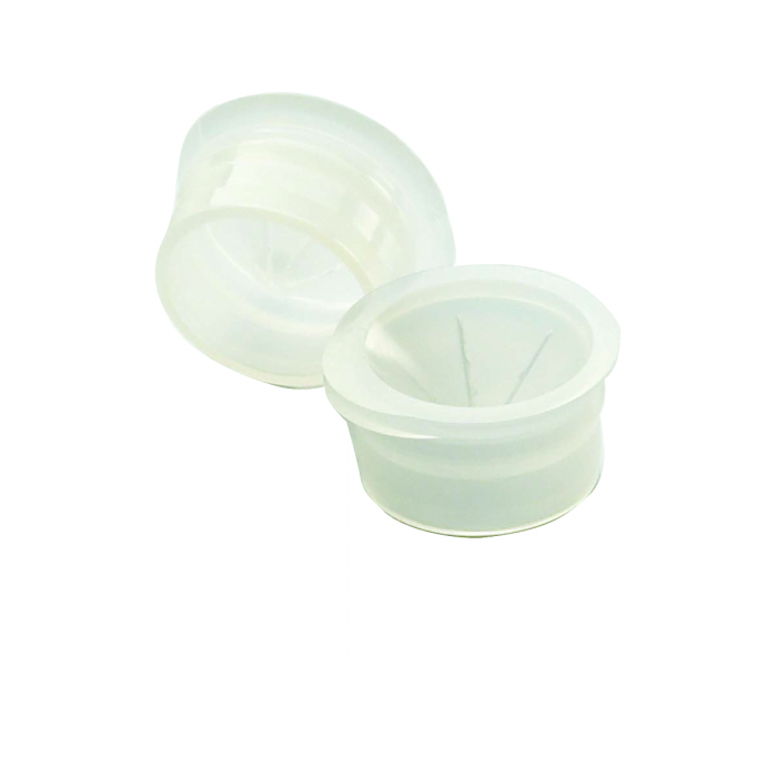 WHEATON® Shell Vial 15 x 45mm, 15mm Snap Plug Cap, Natural, 1000/Case