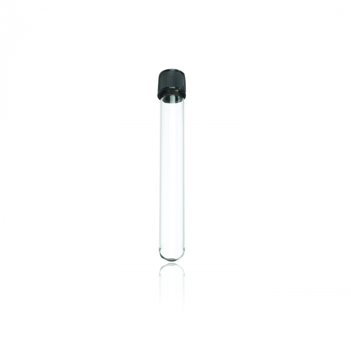 WHEATON® Culture Tubes With Screw Cap, With PTFE Faced 14B Rubber Lined Caps, 144/Case