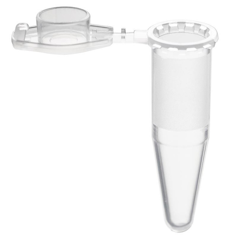 0.6mL Microcentrifuge Tubes, Lock Cap, Clear, Conical