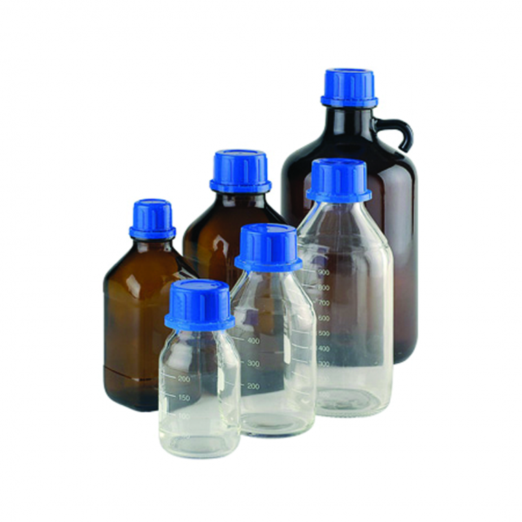 WHEATON® LAB 45™ Reagent Bottle, Clear Borosilicate Glass With Connection Neck, 1/Case