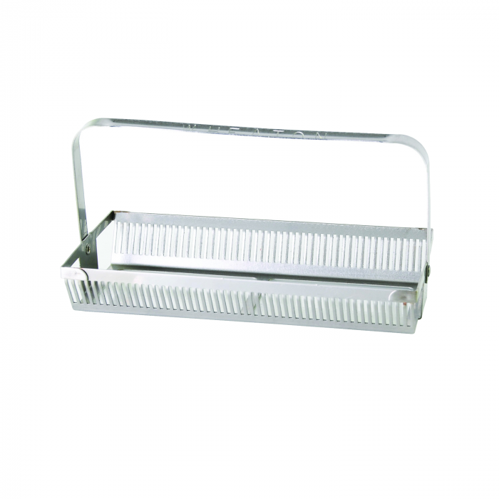 WHEATON® Stainless Steel Rack, 50 Slide Unit, with Handle Attached, 3/Case