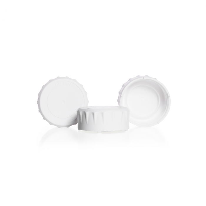 DURAN TILT GL 56 Screw Cap, PP, White