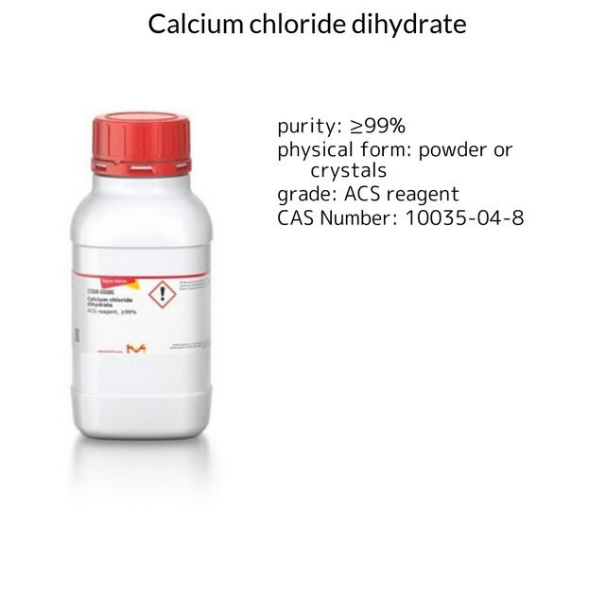 Calcium chloride dihydrate, 1 X 25 g (223506-25G)
