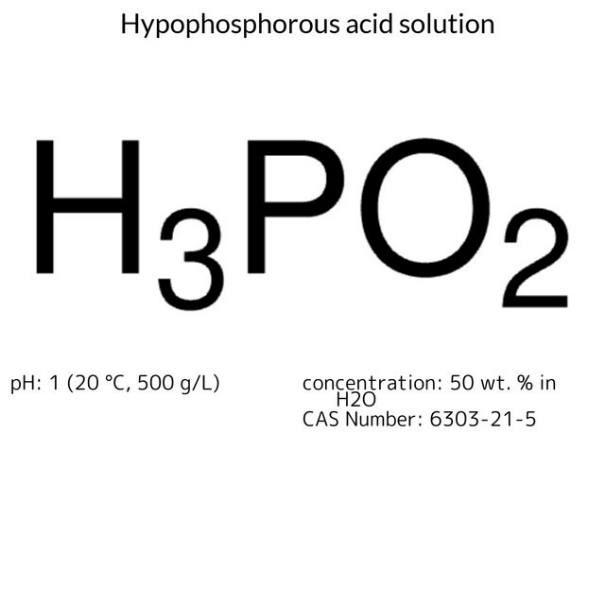 Hypophosphorous acid solution, 1 X 100 g (214906-100G)