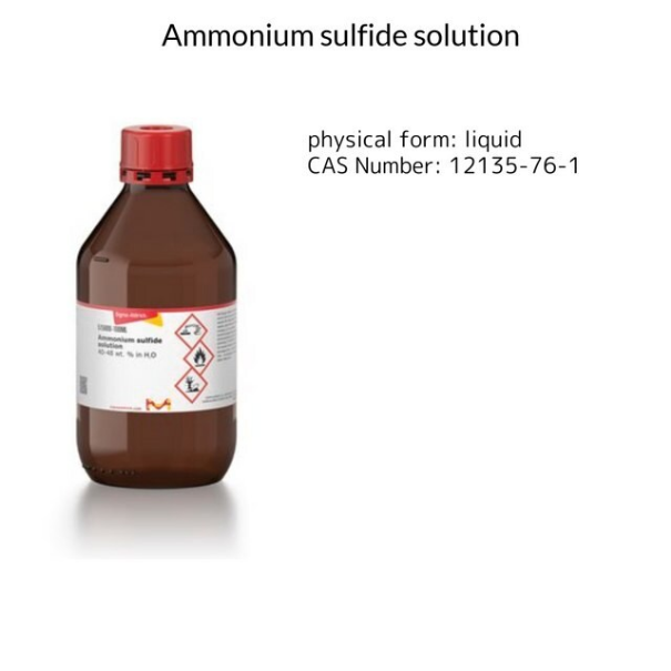 Ammonium sulfide solution, 1 X 100 mL (515809-100ML)